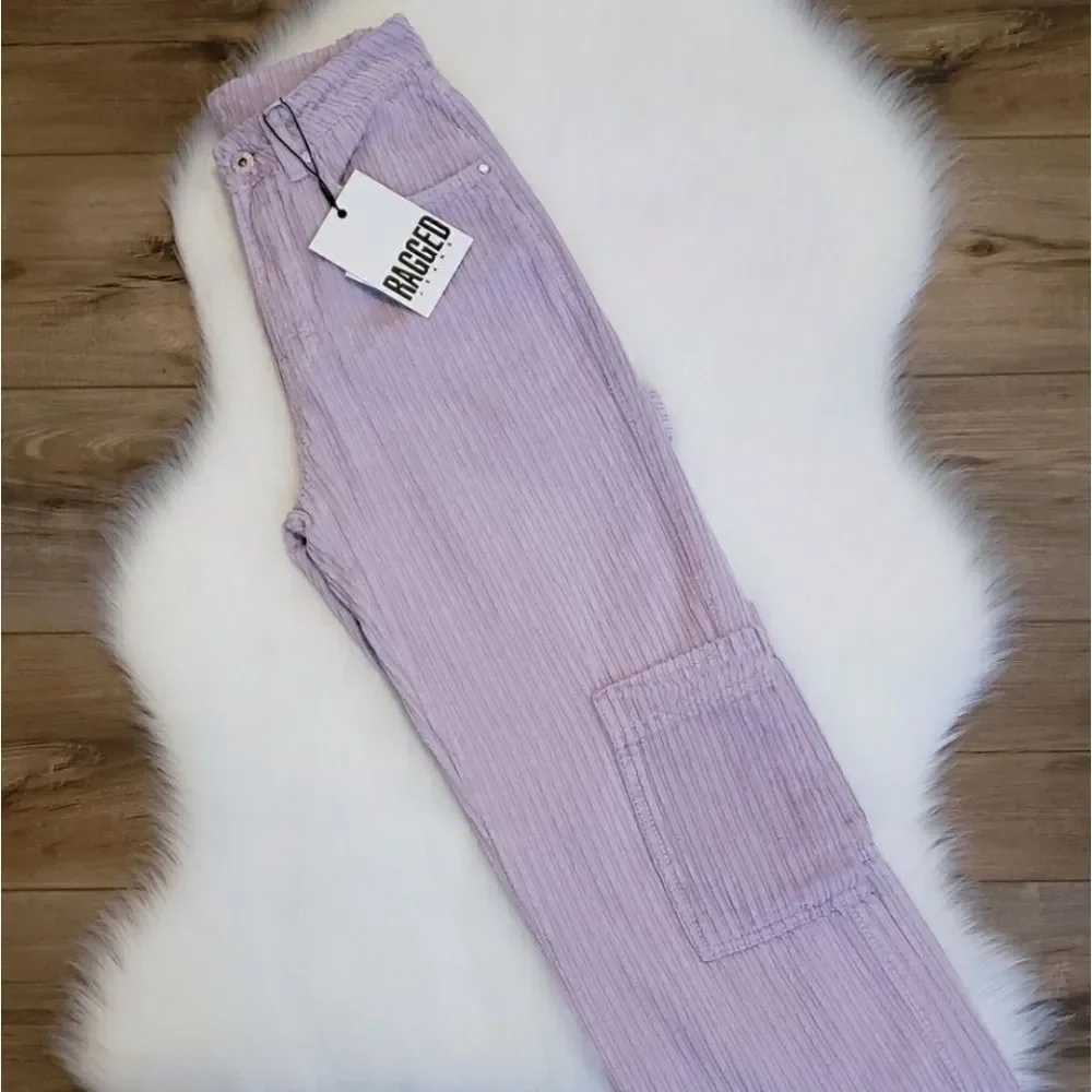 The Ragged Priest Unreal Combat Corduroy Jeans Size 24 NWT - Picture 11 of 13